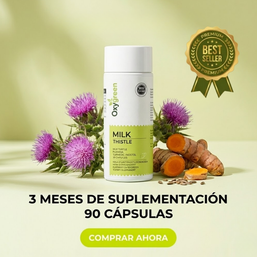 Oxygreen-Cardo Mariano Detox para el Hígado y Limpieza de Colon
