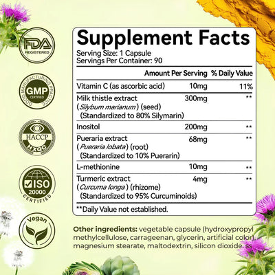 Oxygreen-Cardo Mariano Detox para el Hígado y Limpieza de Colon