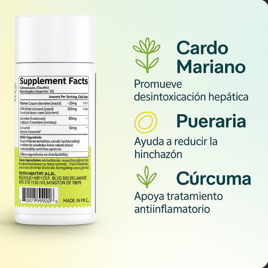 Oxygreen-Cardo Mariano Detox para el Hígado y Limpieza de Colon